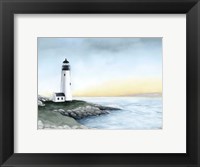 Framed Lighthouse Bay I