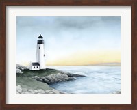 Framed Lighthouse Bay I