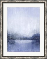 Framed Deep Blue Mist I