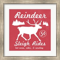 Framed Reindeer Rides I