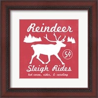 Framed Reindeer Rides I