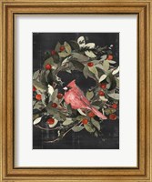 Framed Christmas Cardinal I