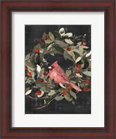 Framed Christmas Cardinal I