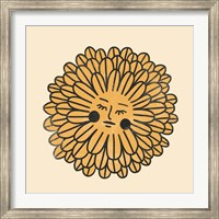 Framed Flower Face I