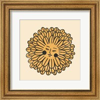 Framed Flower Face I