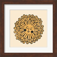 Framed Flower Face I