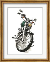 Framed Motorcycles in Ink I