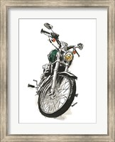 Framed Motorcycles in Ink I
