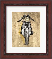 Framed Metallic Rider I