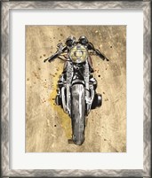Framed Metallic Rider I