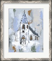 Framed Cerulean Spire II