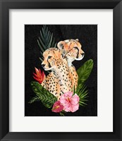 Framed Cheetah Bouquet II