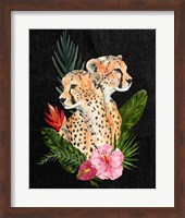 Framed Cheetah Bouquet II