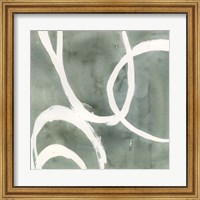 Framed Moss Swirl II