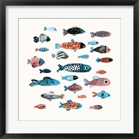 Framed Fish School I