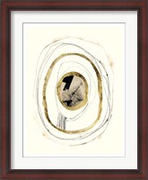 Framed Paper, Gold & Smoke II