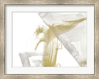 Framed Gold & Grey Exploration I