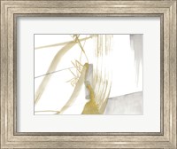 Framed Gold & Grey Exploration VI