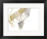 Framed Gold & Grey Exploration IX