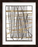 Framed Golden Thread I
