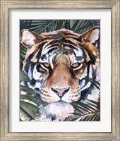 Framed 'Jungle Cat I' border=