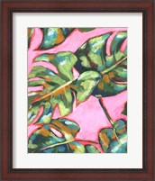 Framed Psychedelic Palms I