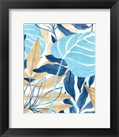 Framed Blue Jungle II