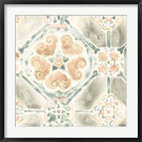 Framed Terracotta Garden Tile III