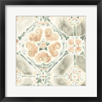 Framed Terracotta Garden Tile III