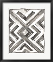 Tribal Geometry I Framed Print