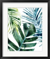 Tropical Leaf Medley I Framed Print