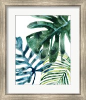 Framed 'Tropical Leaf Medley III' border=