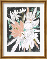 Framed Charcoal Bouquet II