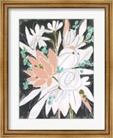 Framed Charcoal Bouquet II