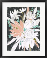 Charcoal Bouquet II Framed Print