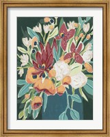 Framed Blissful Bouquet II