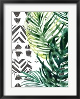 Palm Pattern I Framed Print