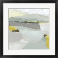 Citron Ridgeline I Framed Print