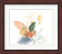 Framed Abstracted Bouquet II