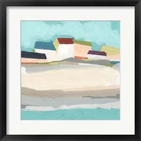 Coastal Village II Framed Print