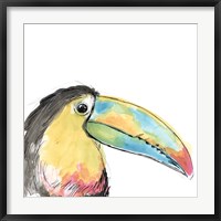 Framed Tropical Bird Portrait II