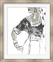 Framed Fashion Plate Power IV