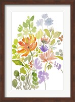 Framed Happy Flowers III