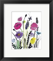 Framed 'Free Floral IV' border=