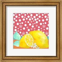 Framed 'Lemon Inspiration I' border=