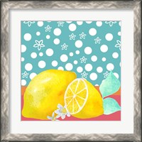 Framed 'Lemon Inspiration II' border=