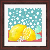 Framed 'Lemon Inspiration II' border=