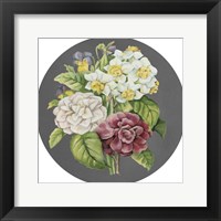 Framed Dramatic Floral Bouquet II