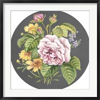 Framed Dramatic Floral Bouquet III