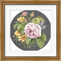 Framed Dramatic Floral Bouquet III